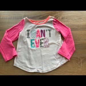 Pink and white ball tee!